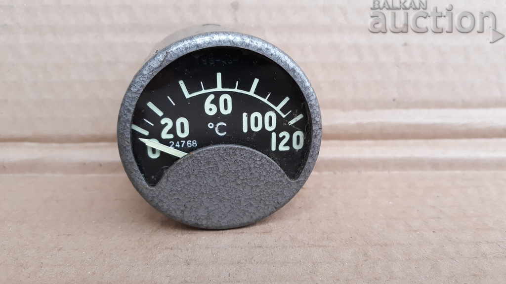 Instrument de măsură de pe mașină blindată antic fosforescent