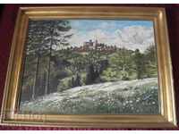 POZA MARE pictata pe panza