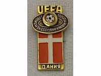 CAMPIONATUL EUROPEAN DE JUNIOR DE FOTBAL UEFA 1984 INSIGNA DANEMARCA