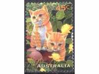 Brand Fauna Cats 1996 from Australia