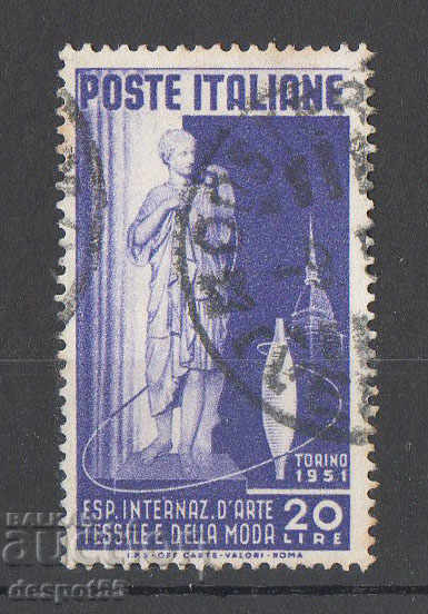 1951 Rep. Italia. Expoziţia Internaţională de Textile - Torino