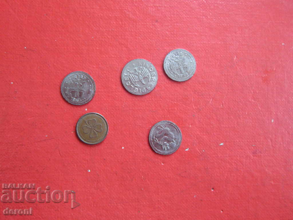 Old German tokens old token - 5 Old German tokens old token - 5