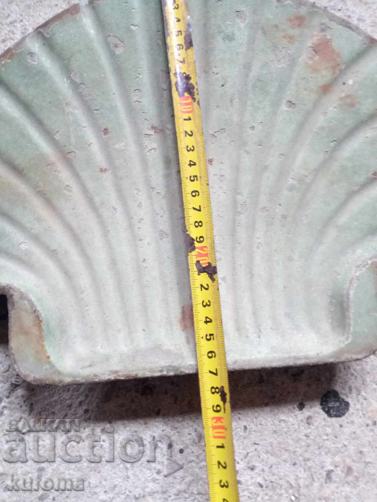 Auction Old cast iron ornament Auction Old cast iron ornament