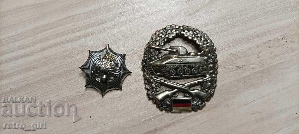 I'm selling two military badges.