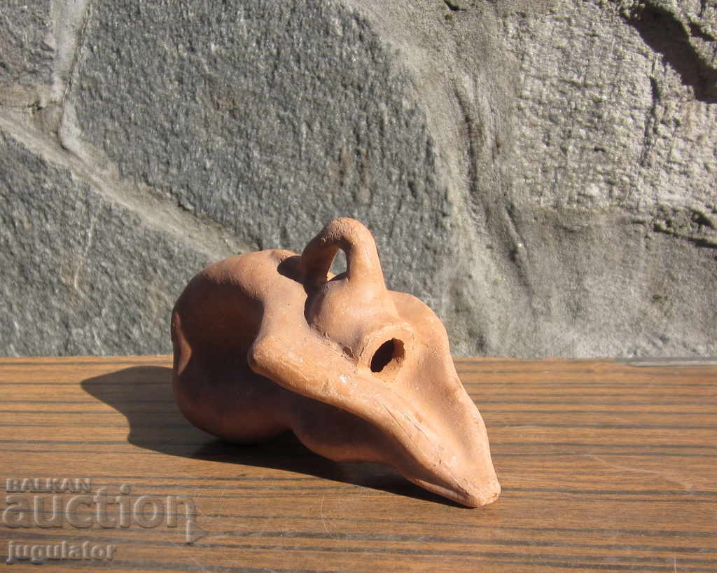 Old Bulgarian ceramic whistle figurine statue naked woman - 5 Old Bulgarian ceramic whistle figurine statue naked woman - 5