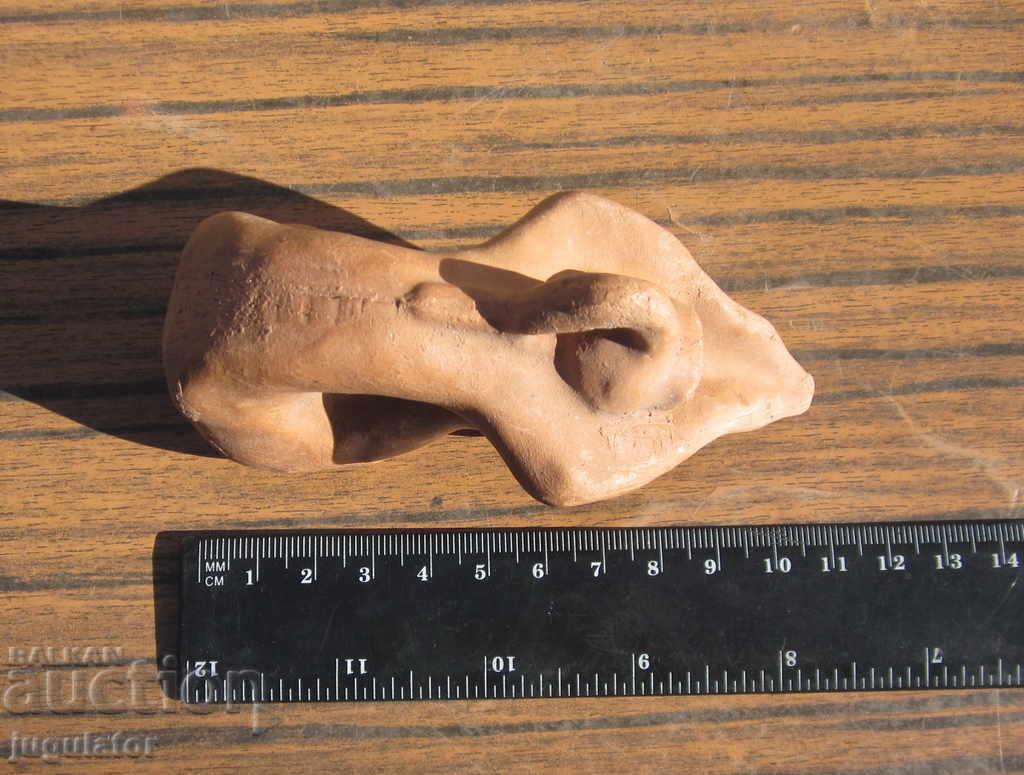 Old Bulgarian ceramic whistle figurine statue naked woman - 7 Old Bulgarian ceramic whistle figurine statue naked woman - 7