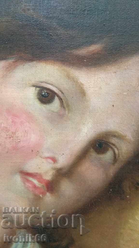 ΝΕΑ ΤΙΜΗ 20% Πίνακας ελαιογραφία XVIII -XIX αιώνα Ιταλία