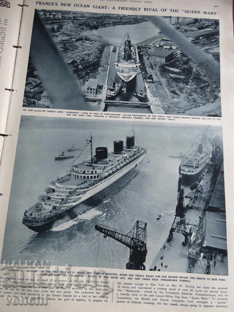 Delivery of 1935 - ENGRAVINGS - LONDON NEWS - ENGLISH