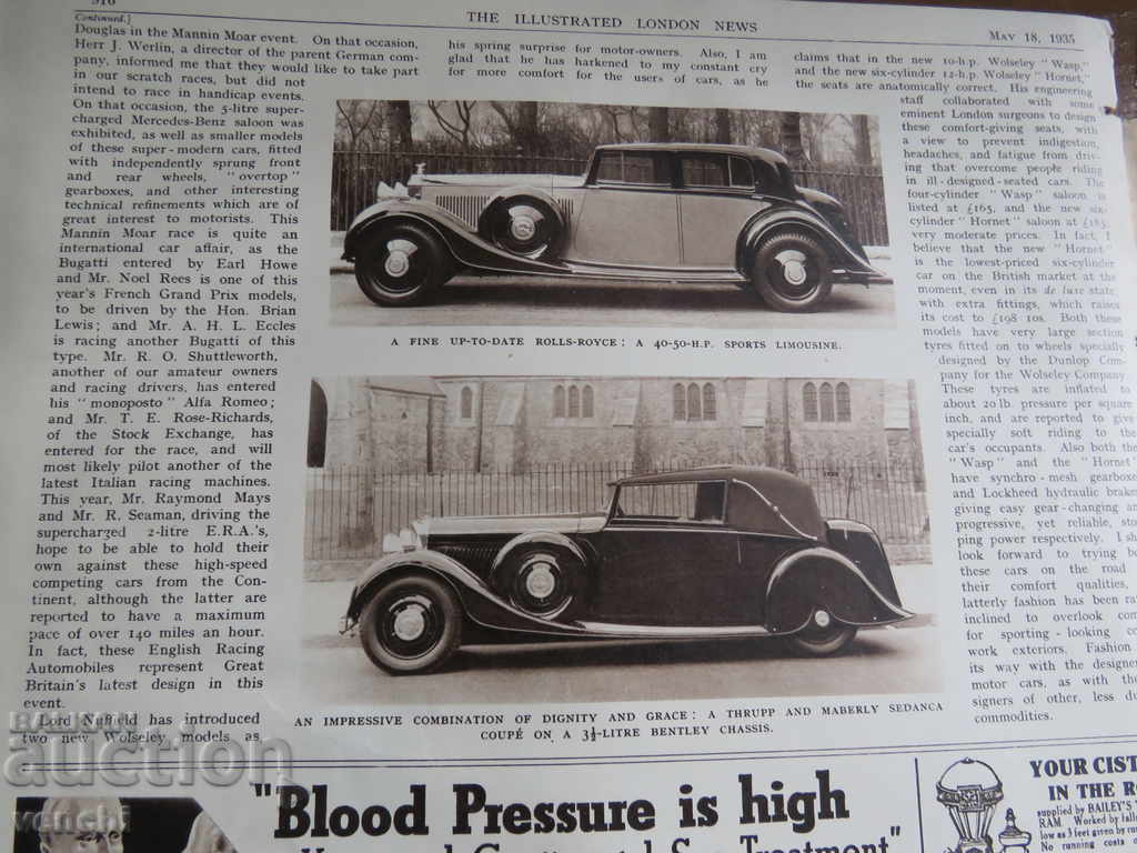 1935 - ENGRAVINGS - LONDON NEWS - ENGLISH - 6