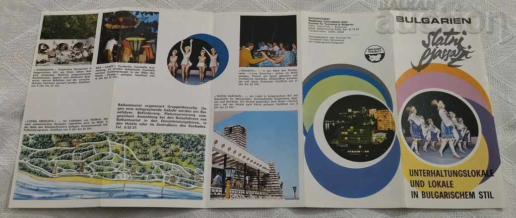 Auction  GOLDEN SAND BARS RESTAURANTS ADVERTISING BROCHURE 198 ..