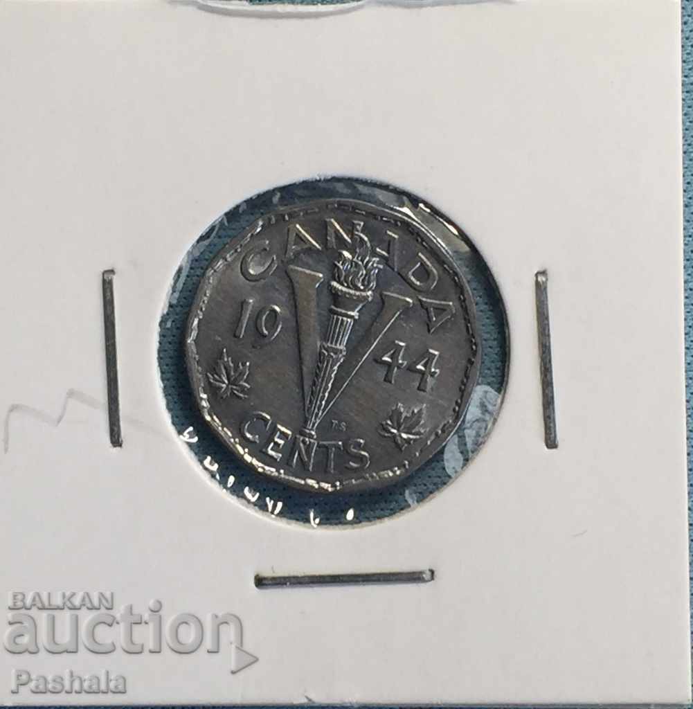 Canada 5 cenți 1944