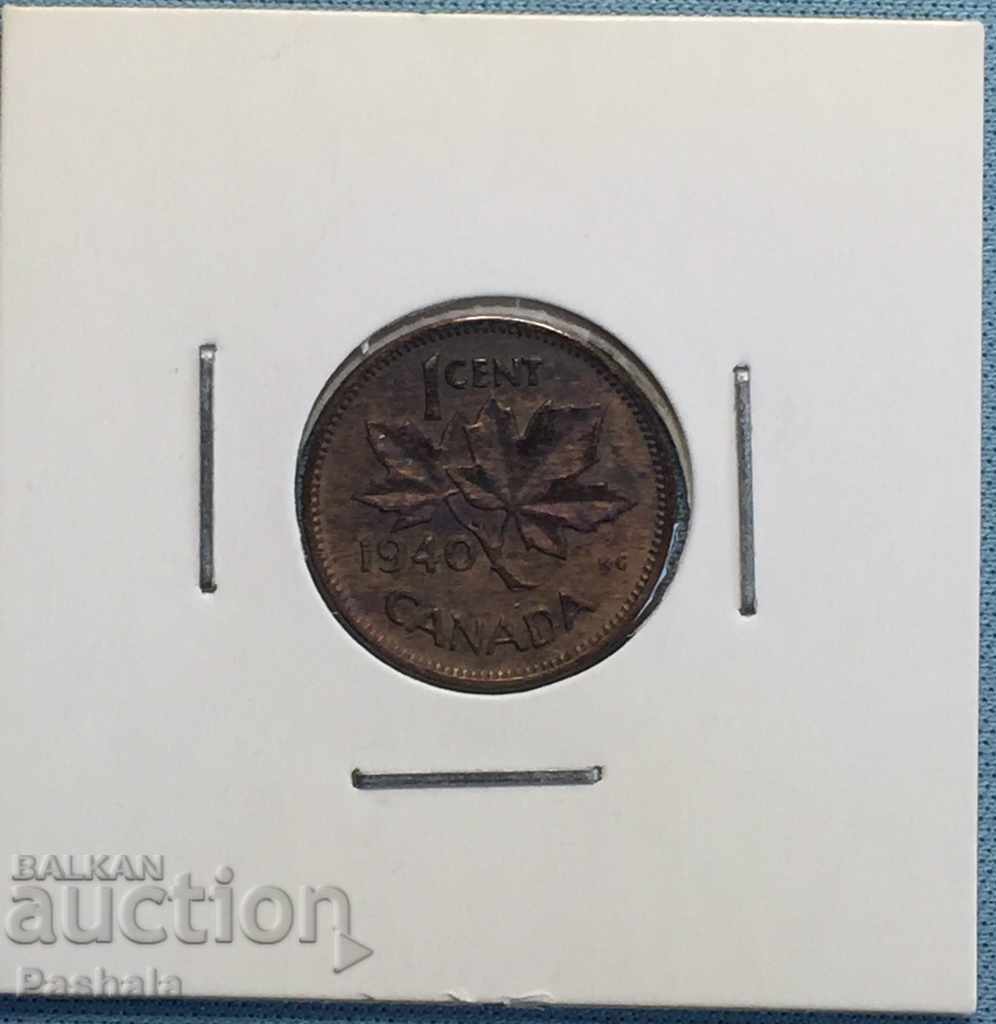 Canada 1 cent 1940