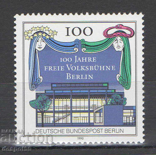 1990. Берлин. 100-годишнината на театър Freie Volksbühne.