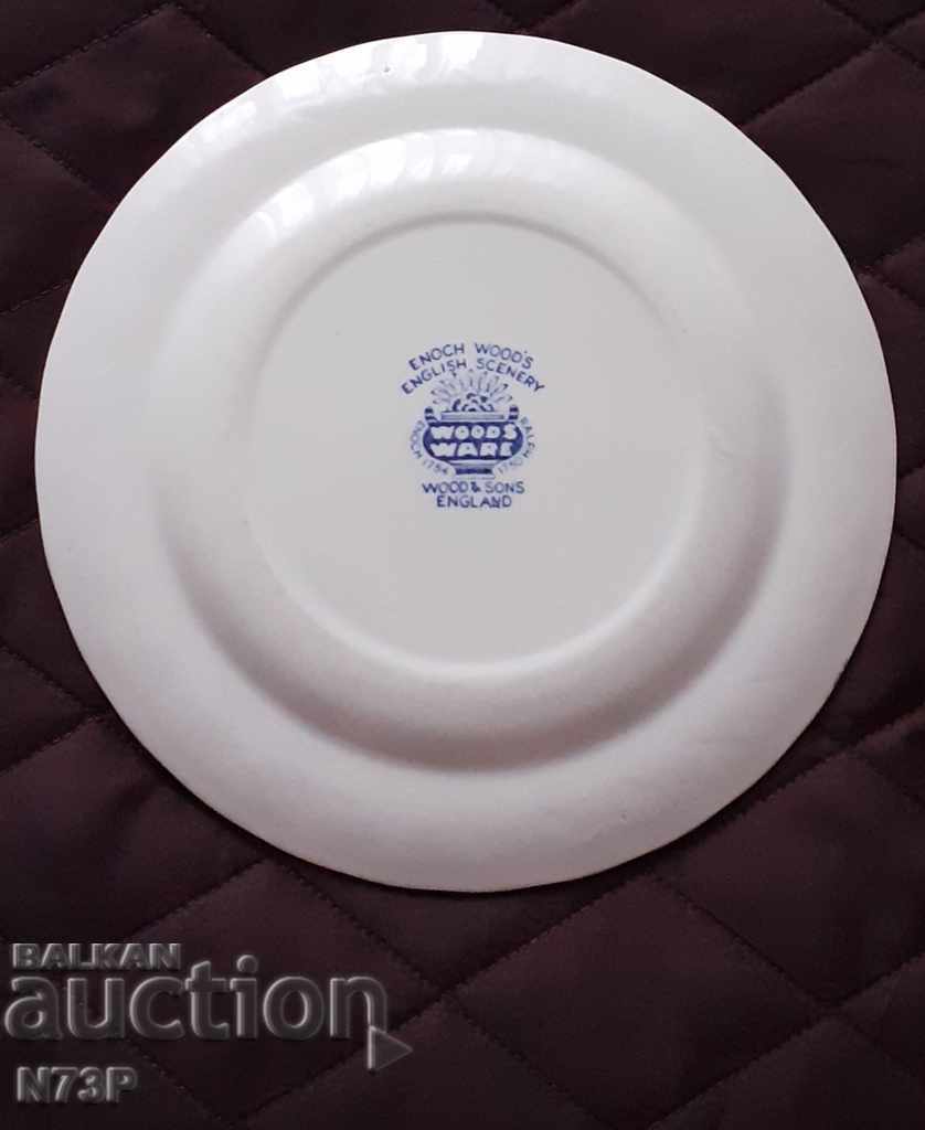 OLD PORCELAIN PLATE. MADE IN ENGLAND. with price 10.00 BGN | € 5.11 OLD PORCELAIN PLATE. MADE IN ENGLAND. with price 10.00 BGN | € 5.11