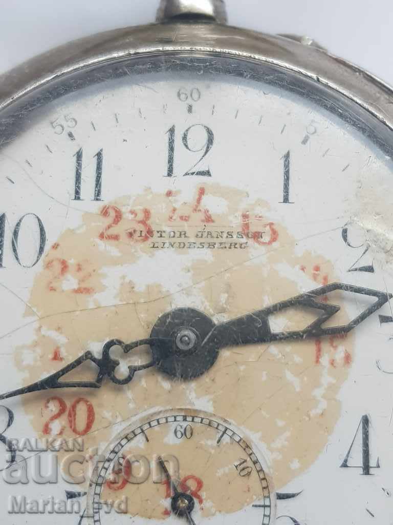 Auction  Pocket silver watch