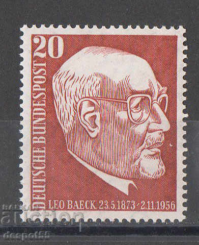 1957. West Germany. Leo Baeck, 1873-1956