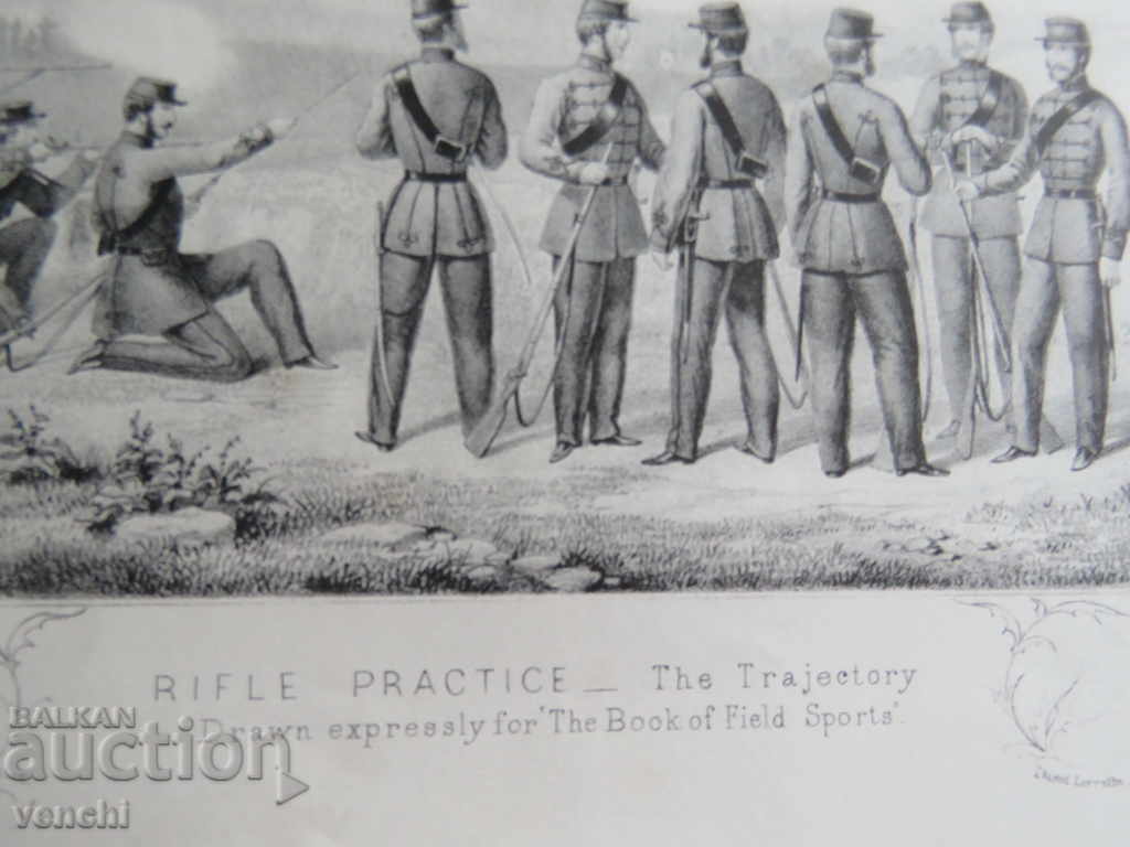 Auction  1860 - ENGRAVING - LONDON - ORIGINAL +