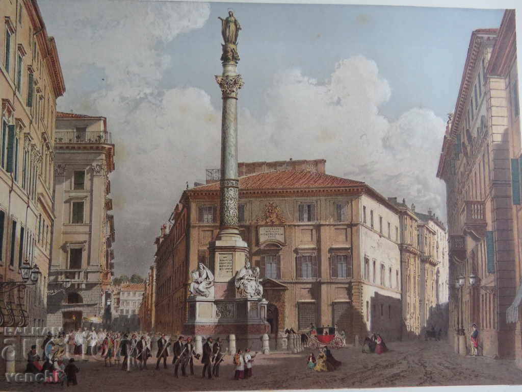 ENGRAVING - PARIS - ORIGINAL - 19TH CENTURY + with price € 14.99 | 29.32 BGN