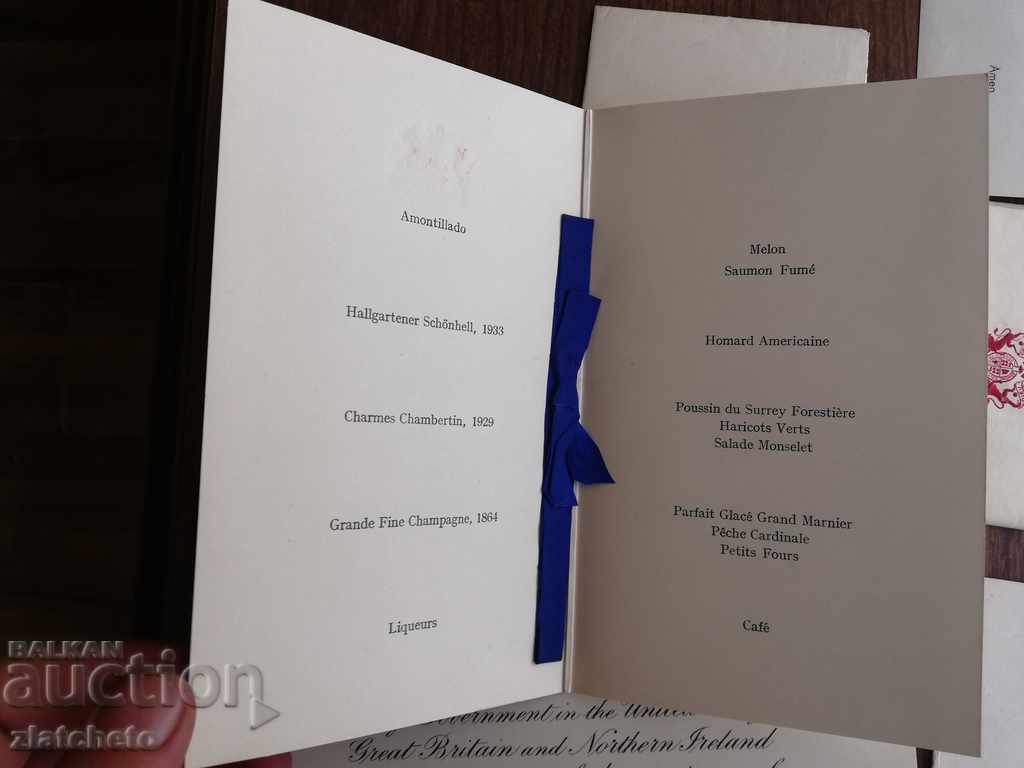 Auction WW2 Rare! Invitation to D. Stoyanov for the Luncheon RRRR plan Auction WW2 Rare! Invitation to D. Stoyanov for the Luncheon RRRR plan