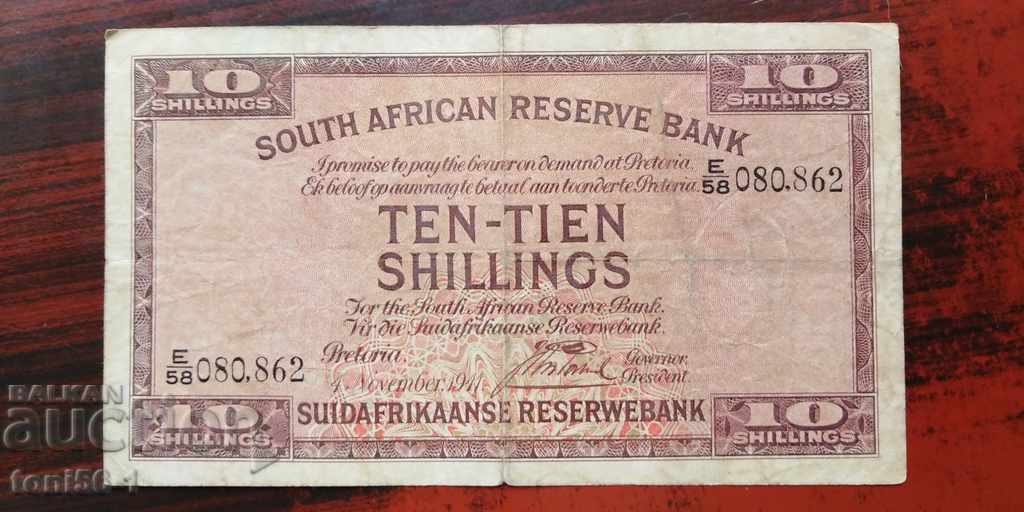 South Africa - Pretoria 10 shillings 1941 rare