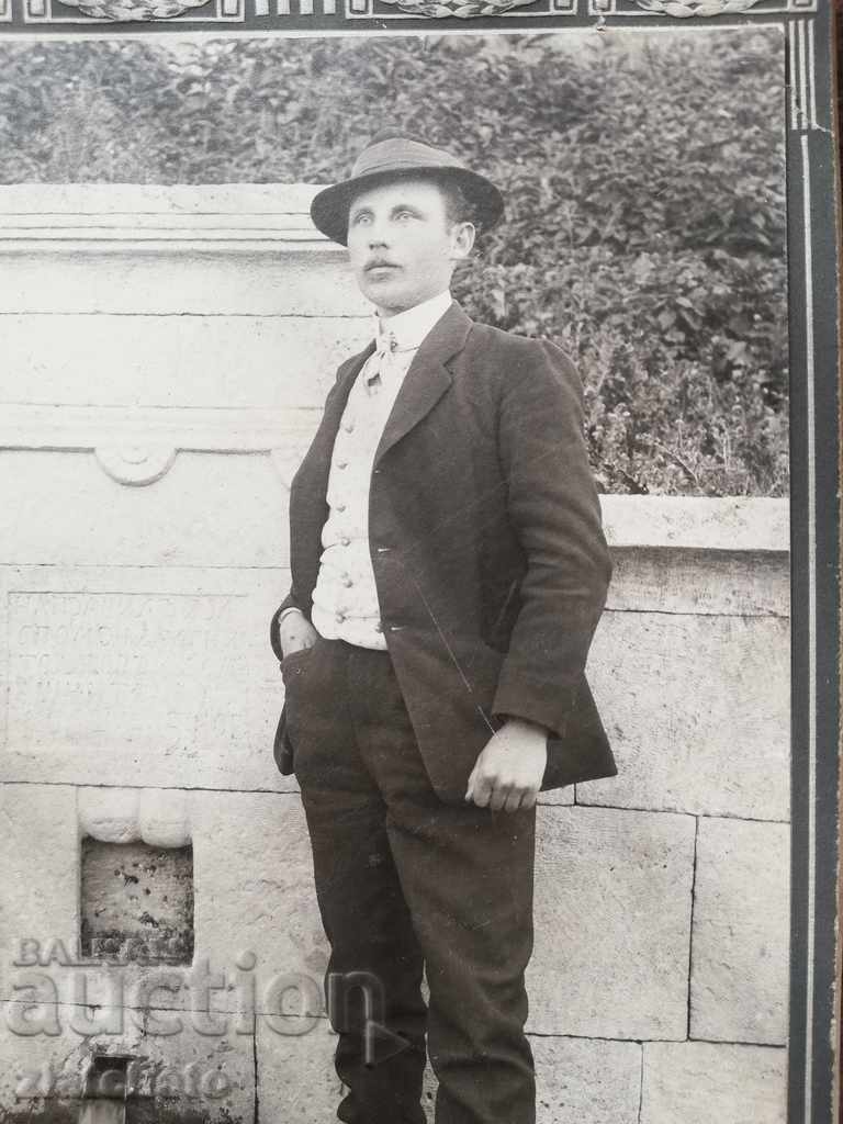 Old photo cardboard with price 20.00 BGN | € 10.23