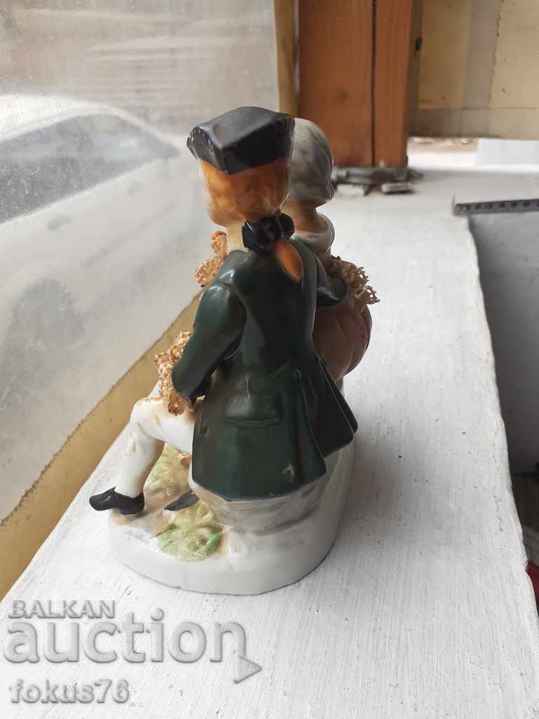 Porcelain figurine figure composition - porcelain with price 69.00 BGN | € 35.28 Porcelain figurine figure composition - porcelain with price 69.00 BGN | € 35.28