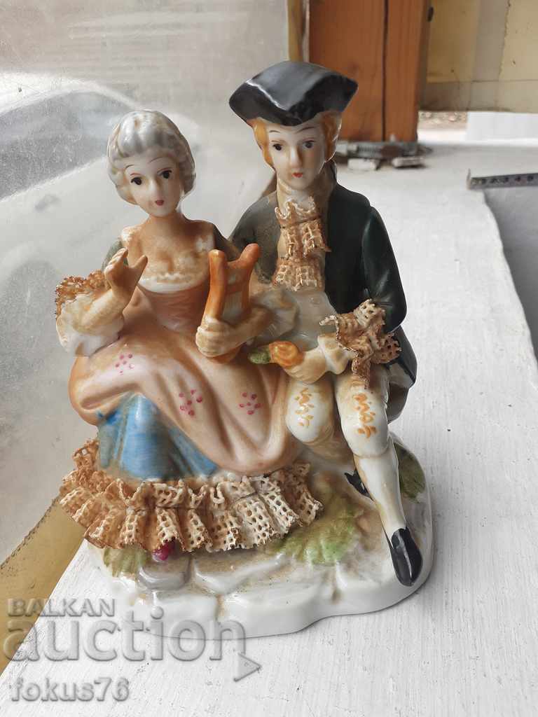 Porcelain figurine figure composition - porcelain