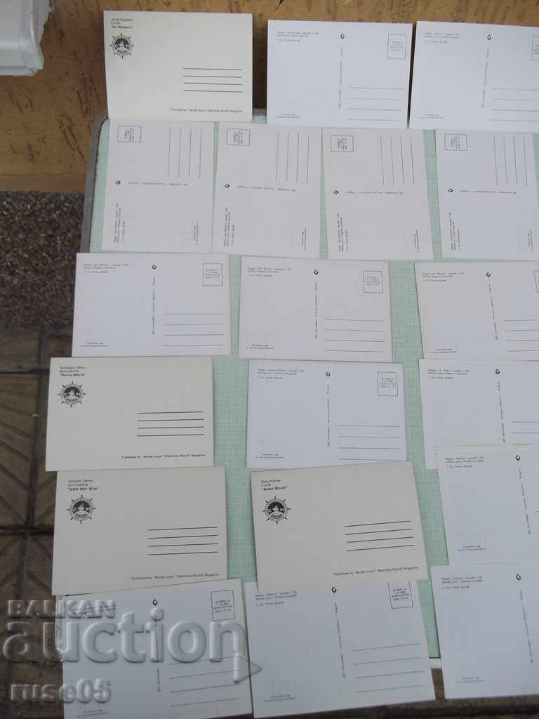 Lot of 29 pcs. cards of sailing ships - 6 Lot of 29 pcs. cards of sailing ships - 6