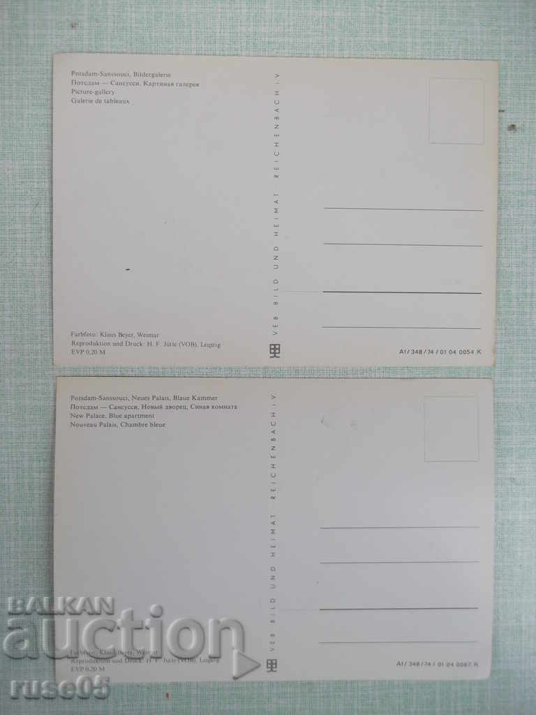 Lot of 4 pcs. Potsdam - Sanssouci cards - 7 Lot of 4 pcs. Potsdam - Sanssouci cards - 7