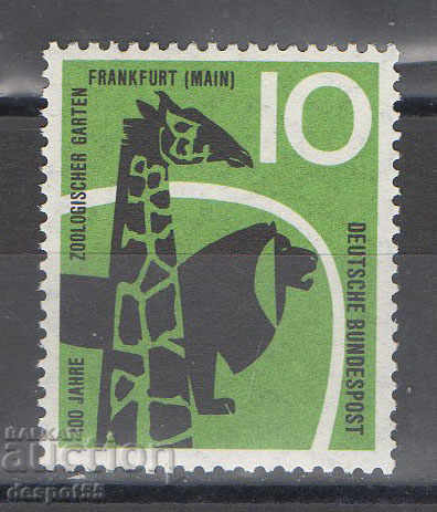 1958. Γερμανία.100η επέτειος του ζωολογικού κήπου της Φρανκφούρτης.