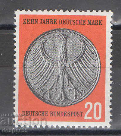 1958. Γερμανία. Δέκα επέτειος της γερμανικής μάρκας.