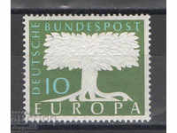 1958. Германия.  Европа - No. 158 - воден знак.