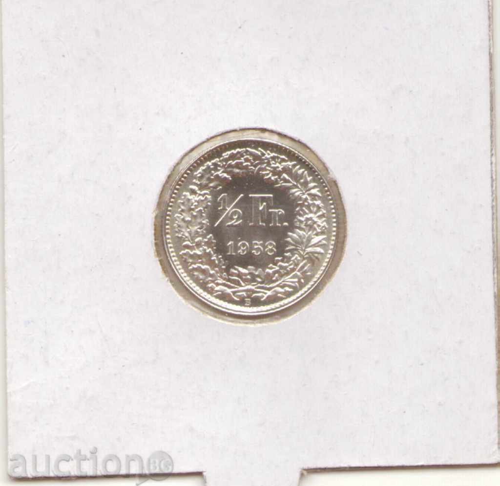 ++Switzerland-½ Franken-1958 B-KM# 23-silver++ with price 6.00 BGN | € 3.07 ++Switzerland-½ Franken-1958 B-KM# 23-silver++ with price 6.00 BGN | € 3.07