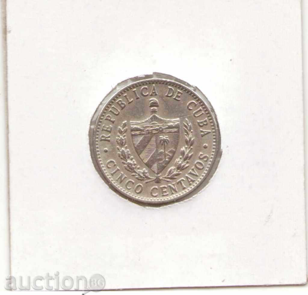 ++Cuba-5 Centavos-1961-KM# 11++ ++Cuba-5 Centavos-1961-KM# 11++