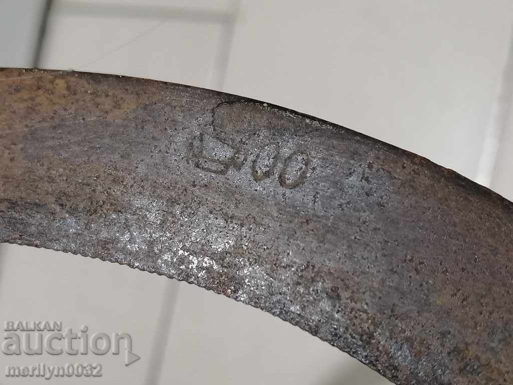 Delivery of Old forged sickle farm wrought iron tool Delivery of Old forged sickle farm wrought iron tool