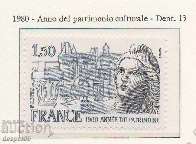 1980. France. Year of heritage.