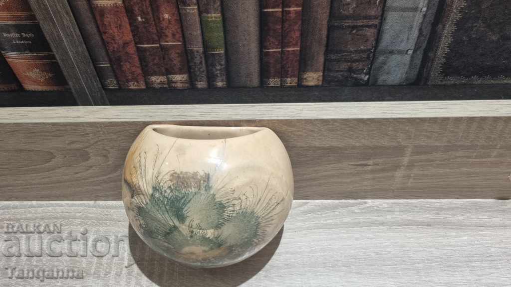 Old wall vase with price 10.00 BGN | € 5.11 Old wall vase with price 10.00 BGN | € 5.11