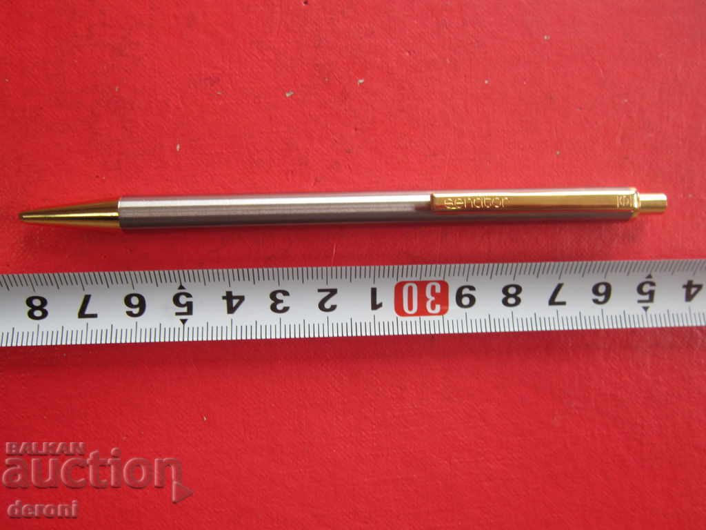 Auction  Unique gold-plated pen Senator pen in a box