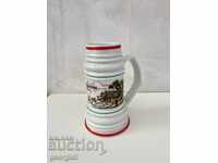 Latvian porcelain mug. №2000