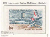 1982. France. Basel-Mulhouse Airport.