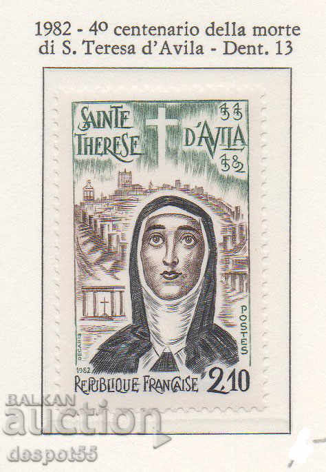 1982. Franța. Sf. Tereza de Avila.