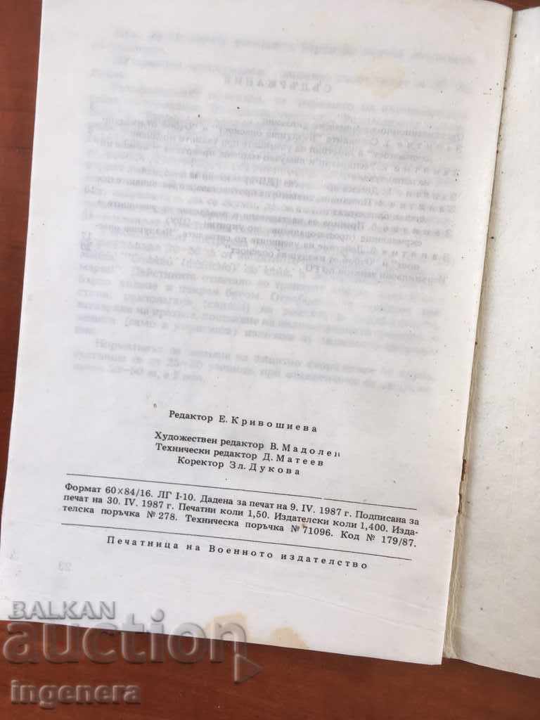 Auction BOOK-MANUAL CIVIL DEFENSE-1987 Auction BOOK-MANUAL CIVIL DEFENSE-1987