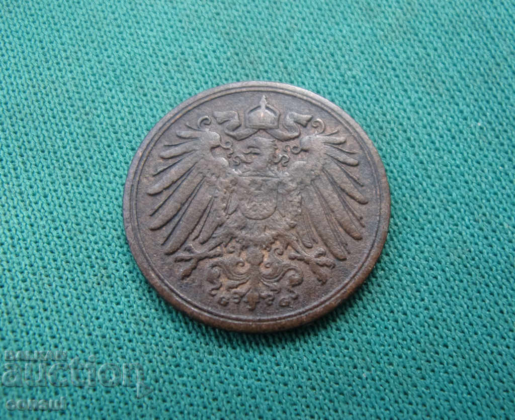 Germania - Reich - 1 Pfennig 1907 G Rare cu preț € 2.56 | 5.01 BGN