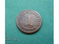 Germany - Reich - 1 Pfennig 1907 G Rare