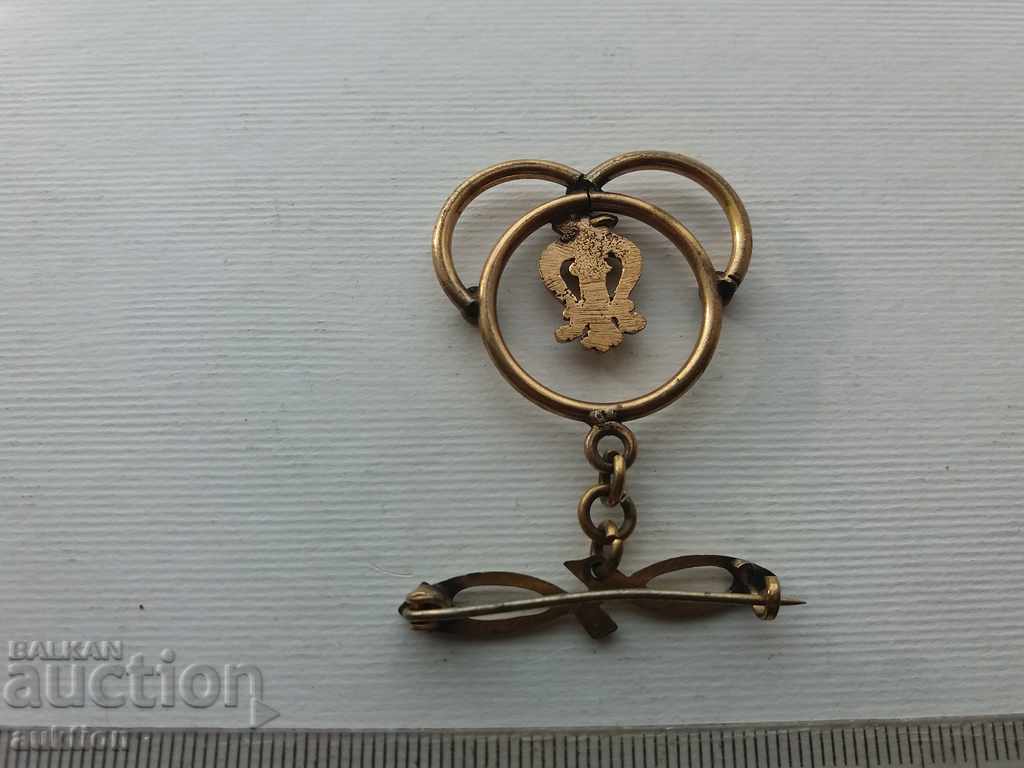 HORP - BROOCH, GOLDEN - 5 HORP - BROOCH, GOLDEN - 5