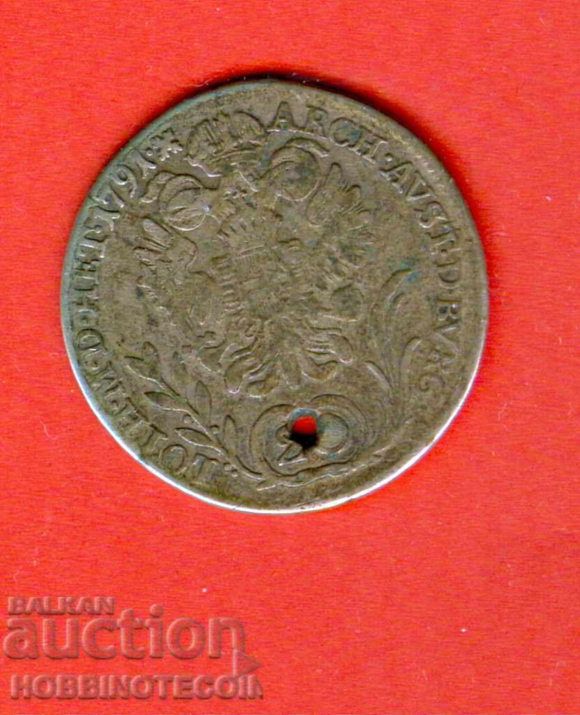 AUSTRIA 20 - issue - issue 1791 - SILVER