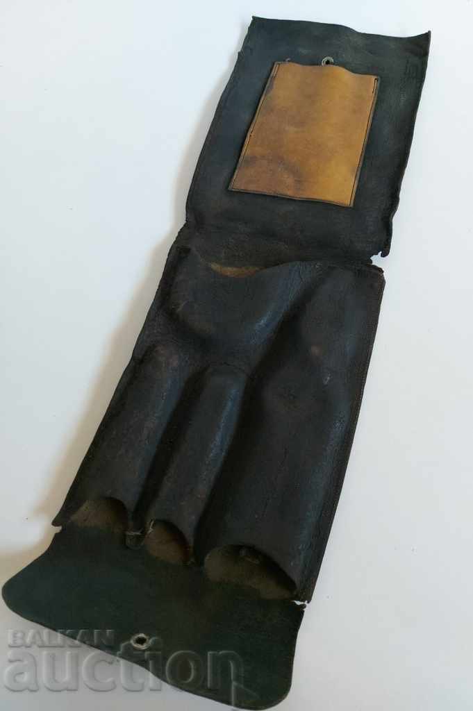 100-YEAR-OLD LEATHER TOOL COVER PLIERS