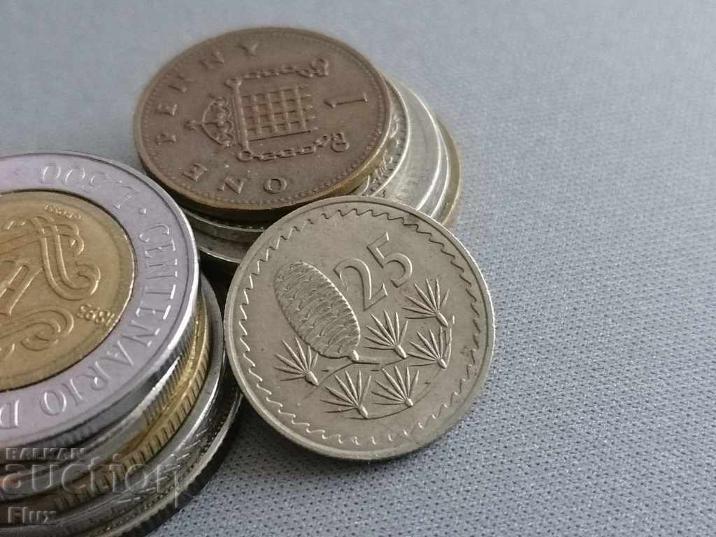 Coin - Cyprus - 25 cents | 1971 Coin - Cyprus - 25 cents | 1971