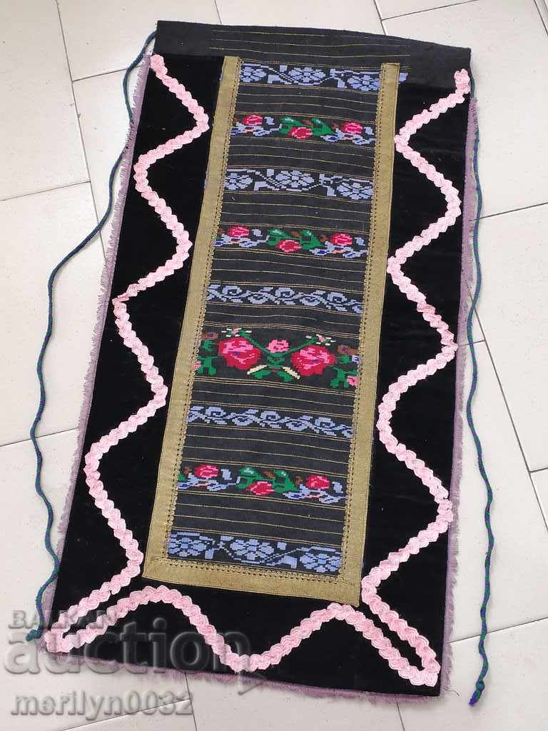 Old woven, embroidered and embroidered apron, costume, sukman