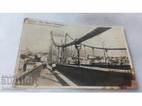 Carte poștală Podul Regelui Alexandru I din Belgrad 1937